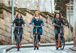 Visite de Prague à vélo, vélo électrique ou trottinette électrique