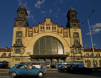 La gare centrale de Prague