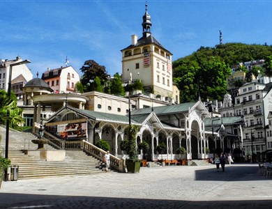 Excursion en groupe à  Karlovy Vary, ville thermale tchèque