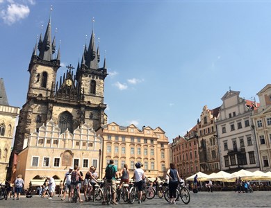 Découverte du centre de Prague à vélo