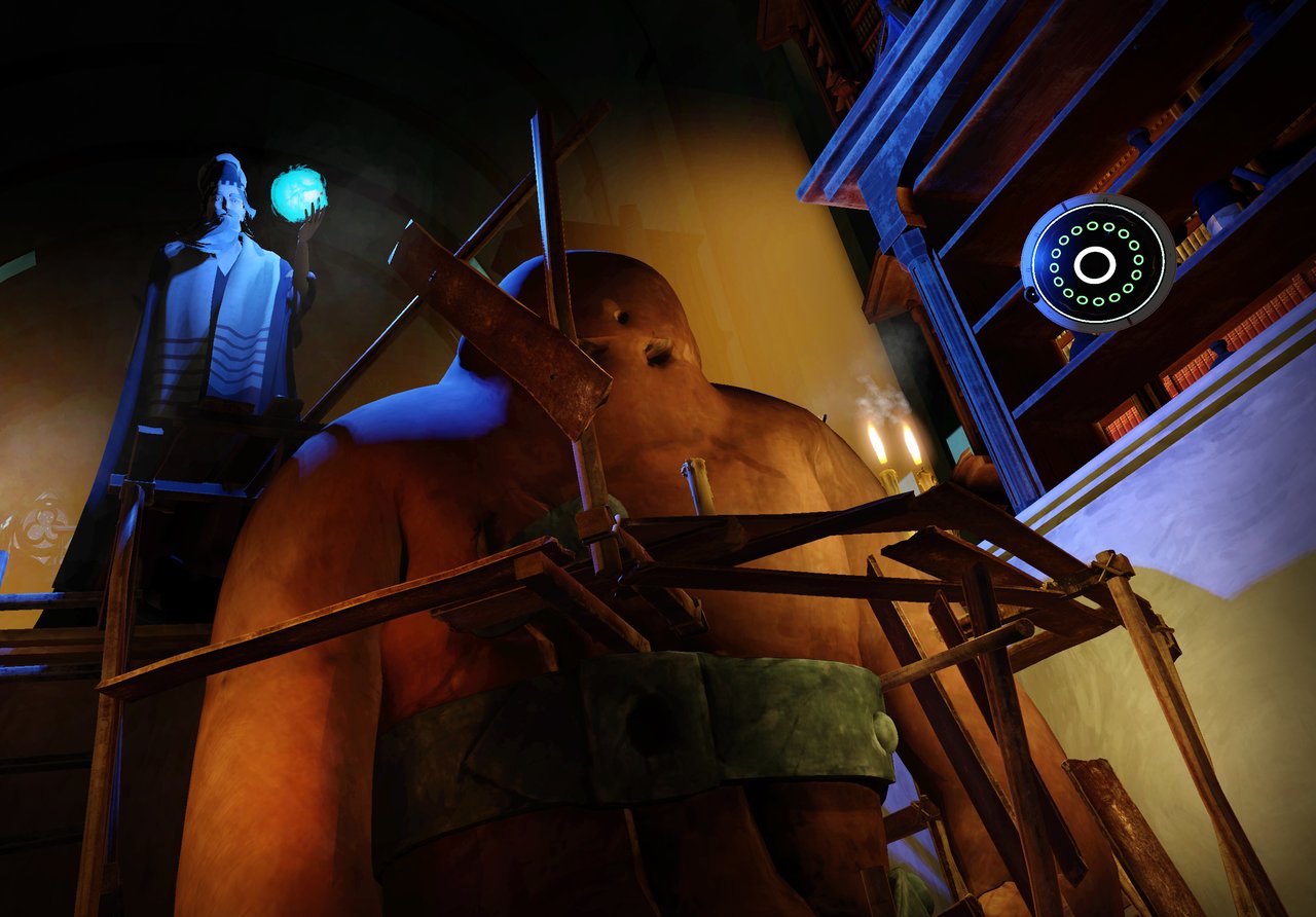 Virtual reality Prague Golem 1