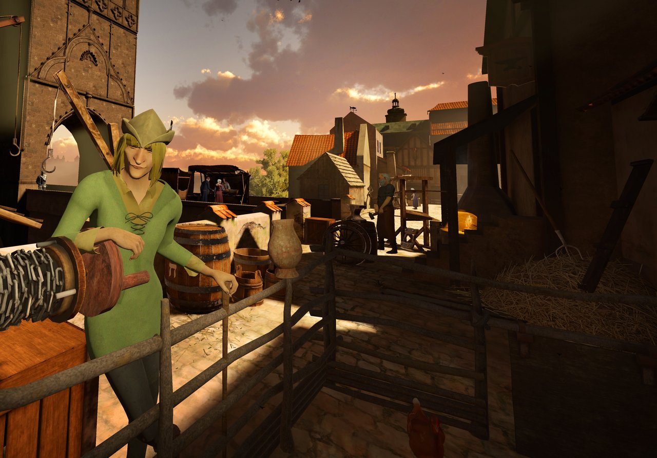 Virtual reality Prague Golem 2